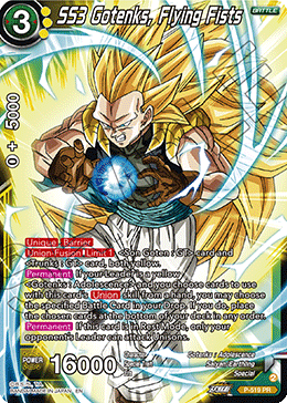 SS3 Gotenks, Flying Fists, Promotion Cards · P-519