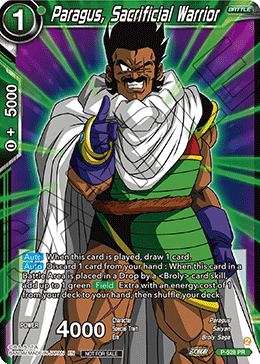 Paragus, Sacrificial Warrior, Tournament Promotion Cards · P-528