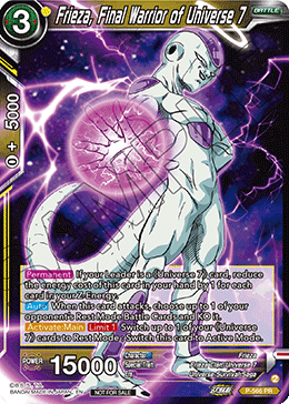 Frieza, Final Warrior of Universe 7, Tournament Promotion Cards · P-566