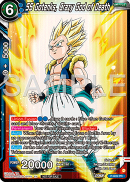 SS Gotenks, Crazy God of Death, Tournament Promotion Cards · P-605