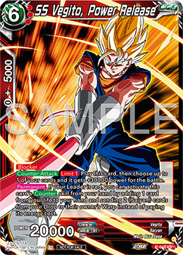 SS Vegito, Power Release, Judge Promotion Cards · P-643