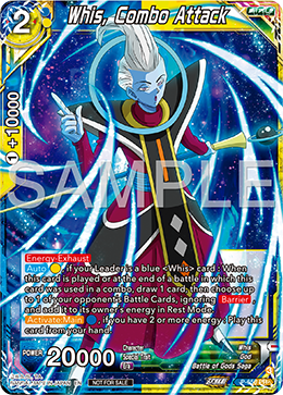 Whis, Combo Attack, Tournament Promotion Cards · P-656