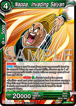 Nappa, Invading Saiyan, Promotion Cards · P-661