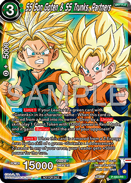 SS Son Goten & SS Trunks, Partners, Tournament Promotion Cards · P-683