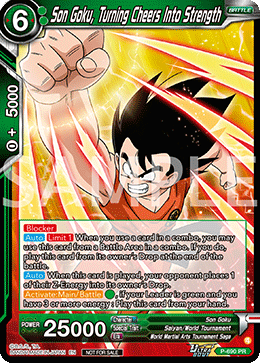 Son Goku, Turning Cheers Into Strength, Promotion Cards · P-690