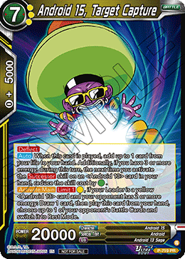 Android 15, Target Capture, Tournament Promotion Cards · P-719
