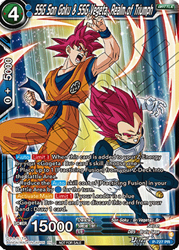 SSG Son Goku & SSG Vegeta, Realm of Triumph, Tournament Promotion Cards · P-727