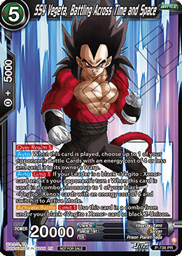 SS4 Vegeta, Battling Across Time and Space, Tournament Promotion Cards · P-738