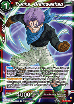Trunks, Brainwashed, Tournament Promotion Cards · P-741