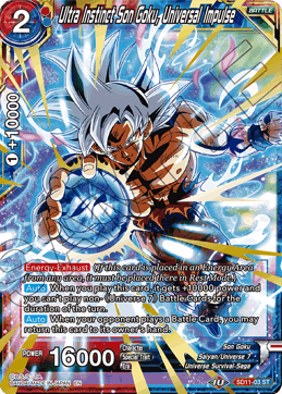 Ultra Instinct Son Goku, Universal Impulse, Universal Onslaught · SD11-03