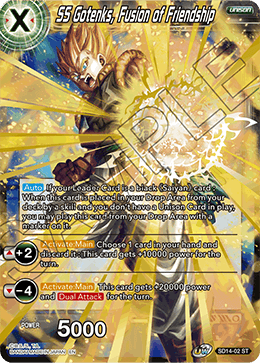 SS Gotenks, Fusion of Friendship, Rise of the Unison Warrior (2nd Edition) · SD14-02