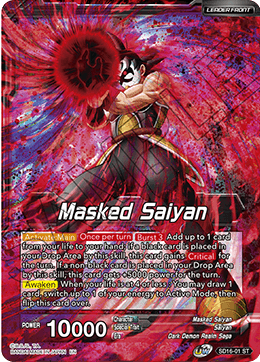 Masked Saiyan // SS3 Bardock, Reborn from Darkness, Cross Spirits · SD16-01