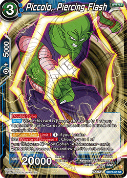 Piccolo, Piercing Flash, Power Absorbed · SD21-05