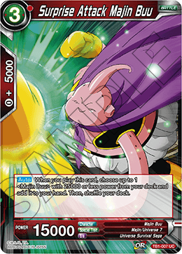 Surprise Attack Majin Buu, Tournament of Power · TB1-007