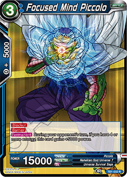 Focused Mind Piccolo, Tournament of Power · TB1-032