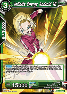 Infinite Energy Android 18, Tournament of Power · TB1-055
