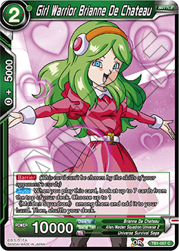 Girl Warrior Brianne De Chateau, Tournament of Power · TB1-057