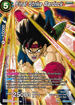 Final Strike Bardock, Clash of Fates · TB3-019