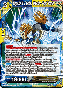 Vegeta & Cabba, Master-Pupil Bond, Assault of the Saiyans · XD1-08