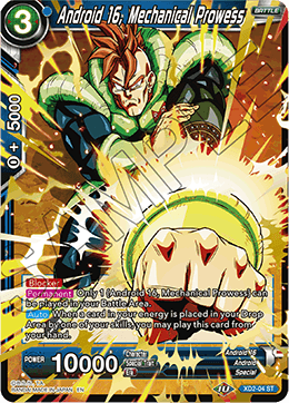 Android 16, Mechanical Prowess, Malicious Machinations · XD2-04