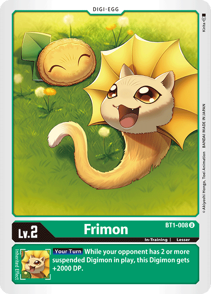 Frimon, Release Special Booster 1.0 · BT1-008