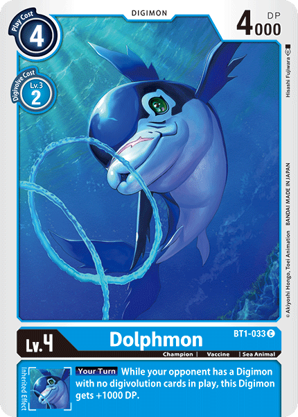 Dolphmon, Release Special Booster 1.0 · BT1-033
