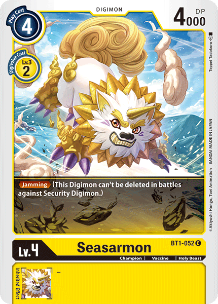 Seasarmon, Release Special Booster 1.0 · BT1-052
