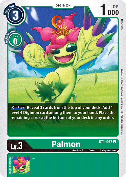 Palmon, Release Special Booster 1.0 · BT1-067