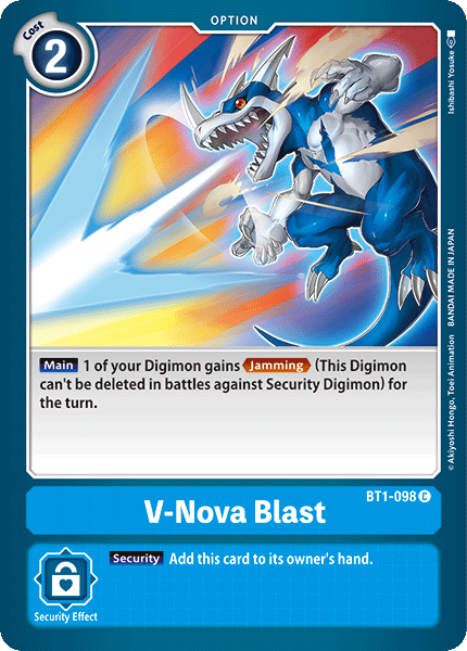 V-Nova Blast, Release Special Booster 1.0 · BT1-098