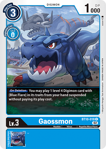 Gaossmon, Xros Encounter · BT10-018