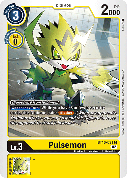 Pulsemon, Xros Encounter · BT10-031