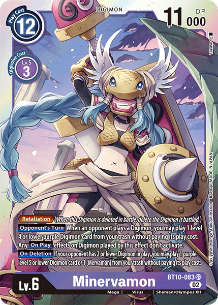 Minervamon, Xros Encounter · BT10-083