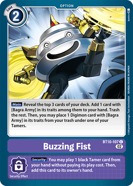 Buzzing Fist, Revision Pack Cards · BT10-107