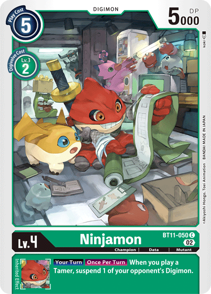 Ninjamon, Dimensional Phase · BT11-050
