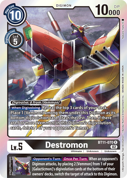 Destromon, Dimensional Phase · BT11-070
