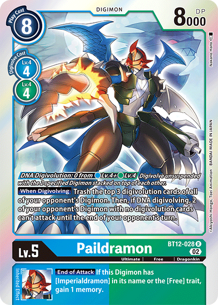 Paildramon, Across Time · BT12-028