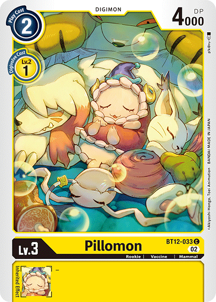 Pillomon, Across Time · BT12-033