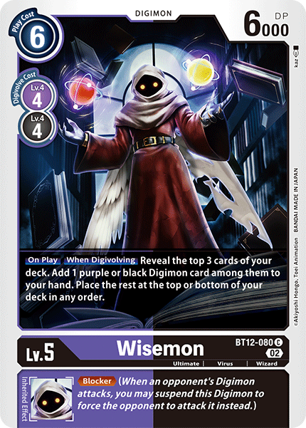 Wisemon, Across Time · BT12-080