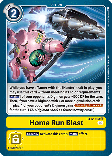 Home Run Blast, Across Time · BT12-103