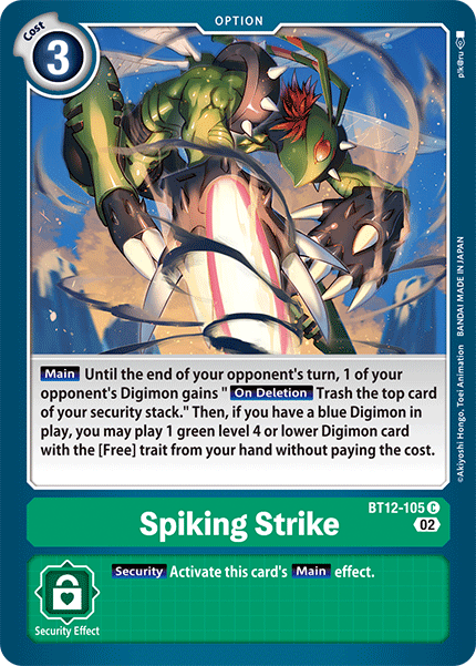 Spiking Strike, Across Time · BT12-105
