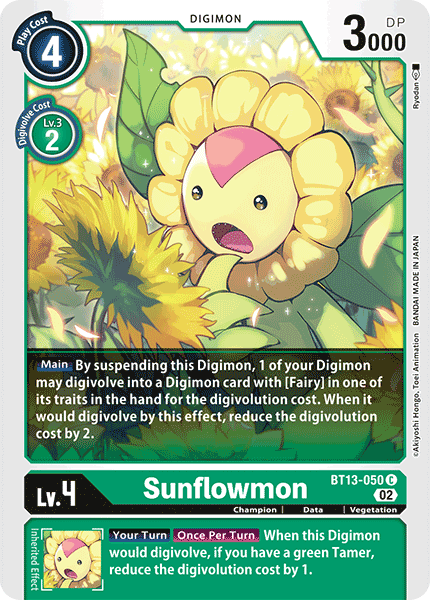 Sunflowmon, Versus Royal Knights · BT13-050