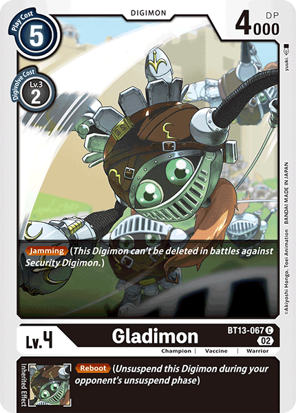 Gladimon, Versus Royal Knights · BT13-067