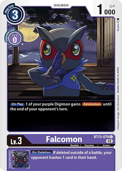 Falcomon, Versus Royal Knights · BT13-079
