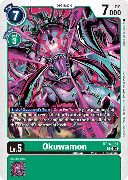 Okuwamon, Blast Ace · BT14-051