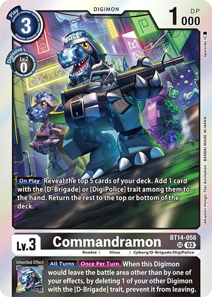 Commandramon, Blast Ace · BT14-056