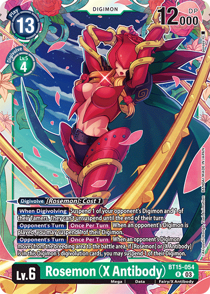 Rosemon, Exceed Apocalypse · BT15-054