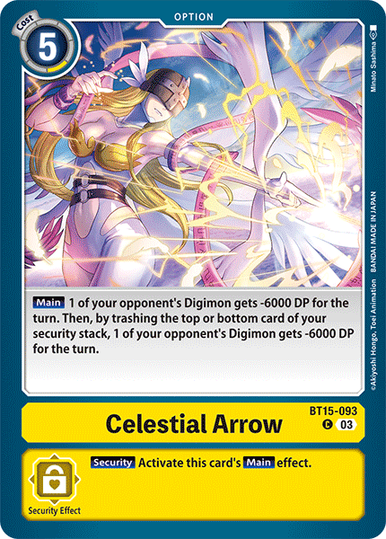 Celestial Arrow, Exceed Apocalypse · BT15-093