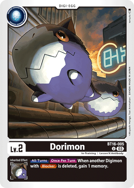 Dorimon, Beginning Observer · BT16-005