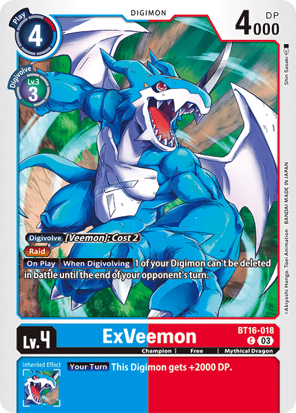 ExVeemon, Beginning Observer · BT16-018