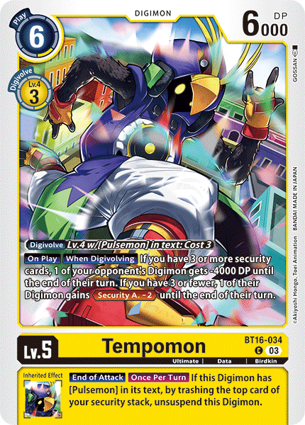 Tempomon, Beginning Observer · BT16-034